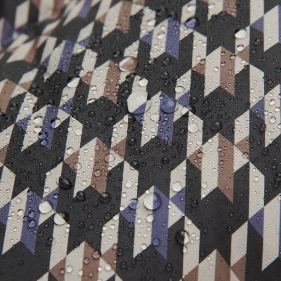 Lululemon Wunder Puff Cropped Vest *Graphic, Horizon Houndstooth Brown Multi, 6 - Picture 13 of 14